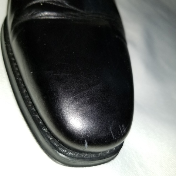 Magnanni Monk Strap Black Leather Loafers Mens 9.5 - Picture 8 of 8